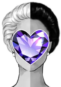 Heart Shaped Face illustration