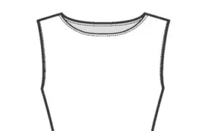 Sketch of a Jewel Neckline