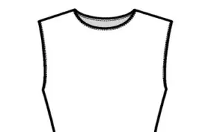 Sketch of a Round Neckline