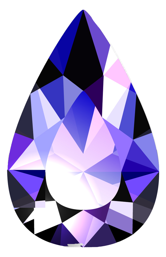 Pear face shape gem